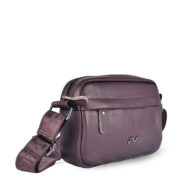 Polo Venzi Men's Stylish Sling Bag  (Leather) PLH460106