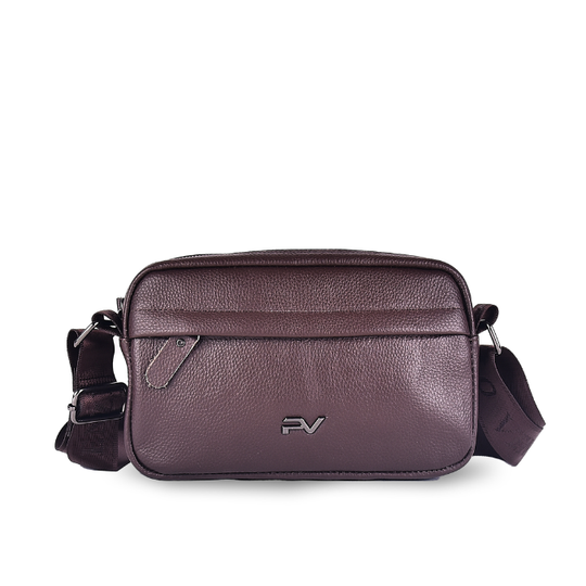 Polo Venzi Men's Stylish Sling Bag  (Leather) PLH460106