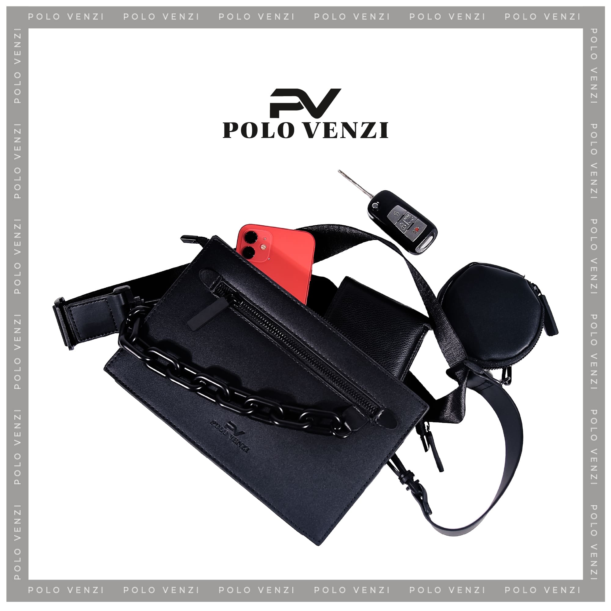 Polo Venzi Men's Stylish Chest Bag PLH460092