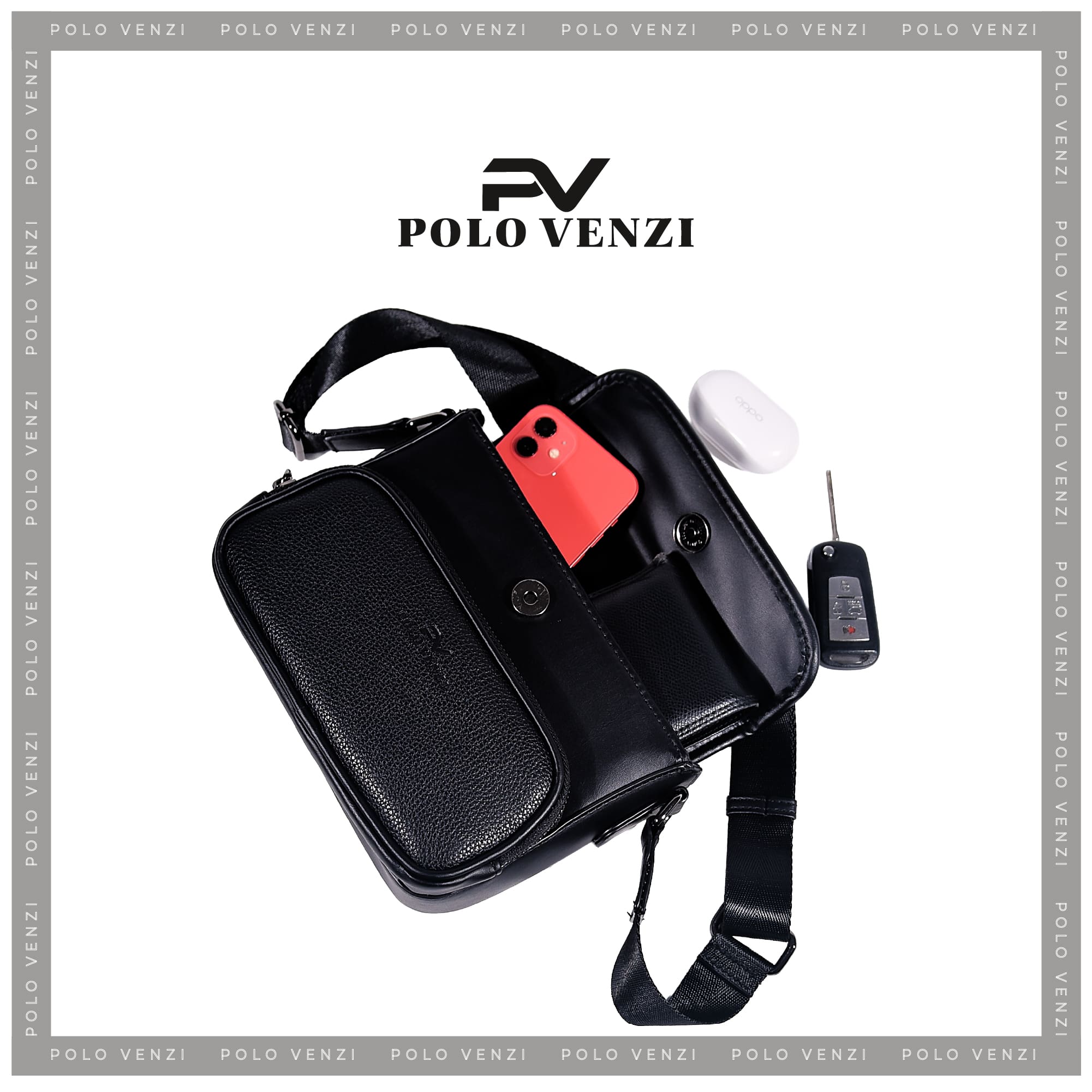 Polo Venzi Men's Stylish Chest Bag PLH460094