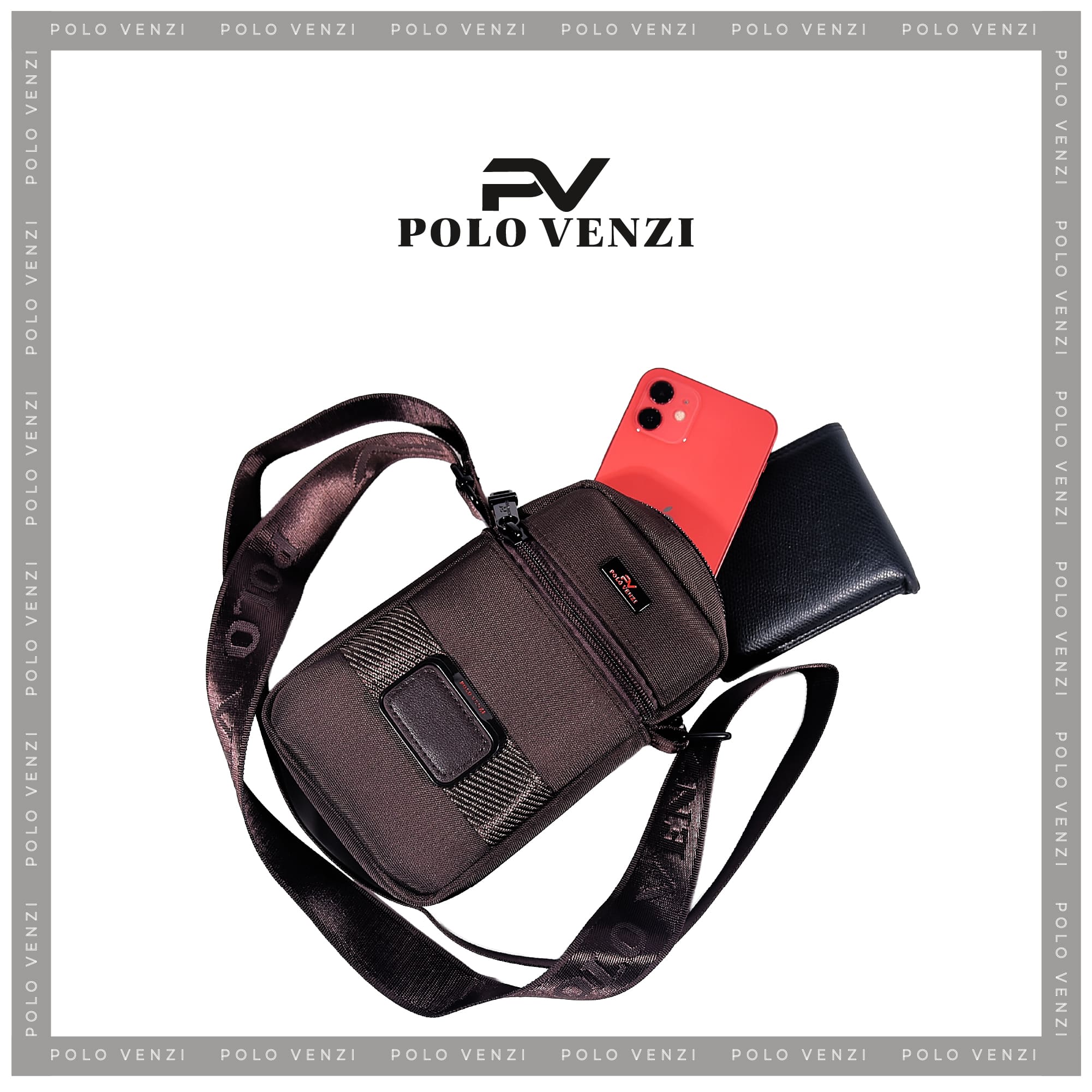 Polo Venzi Men's Stylish Sling Bag PSL490317