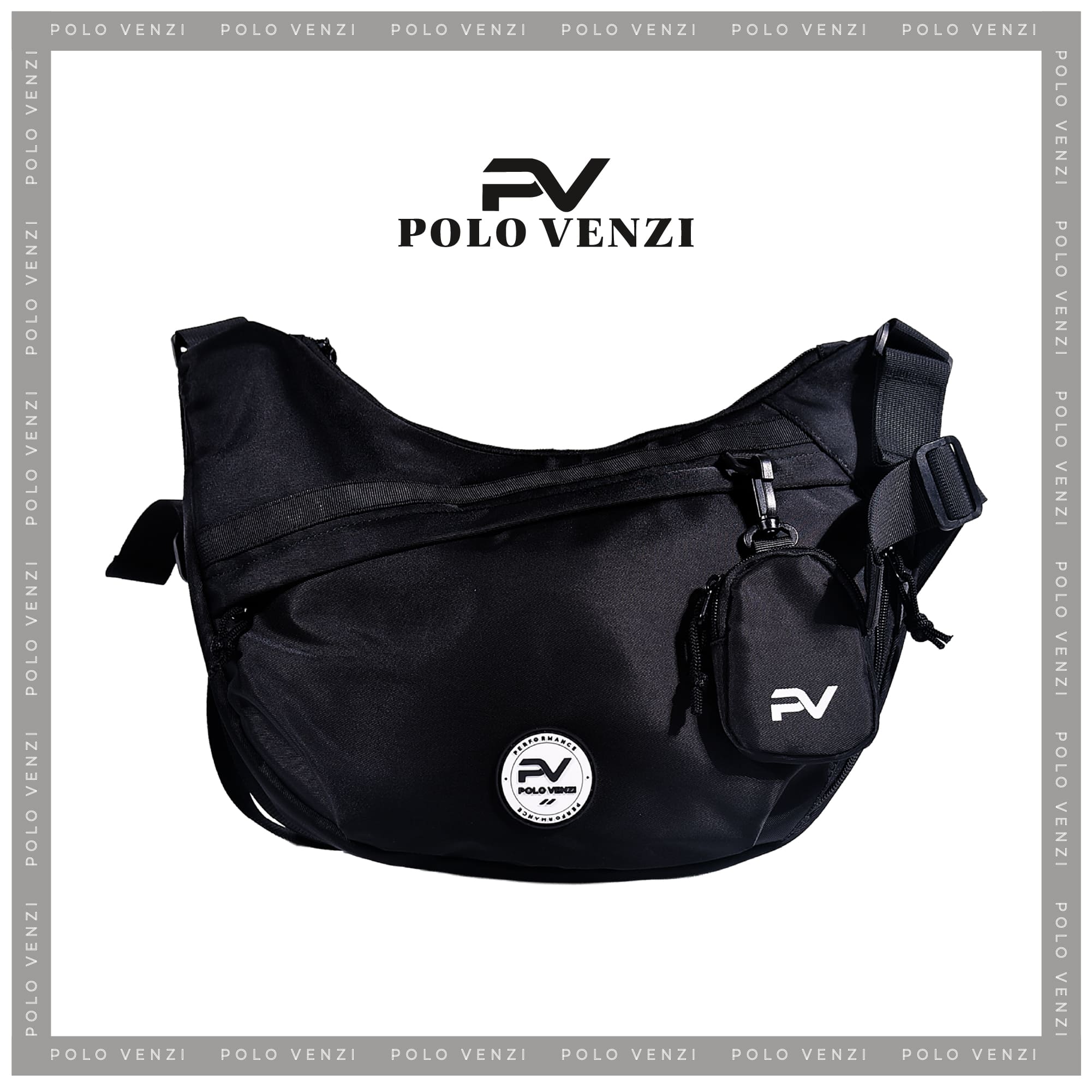 Polo Venzi Men's Stylish Sling Bag PSL490325