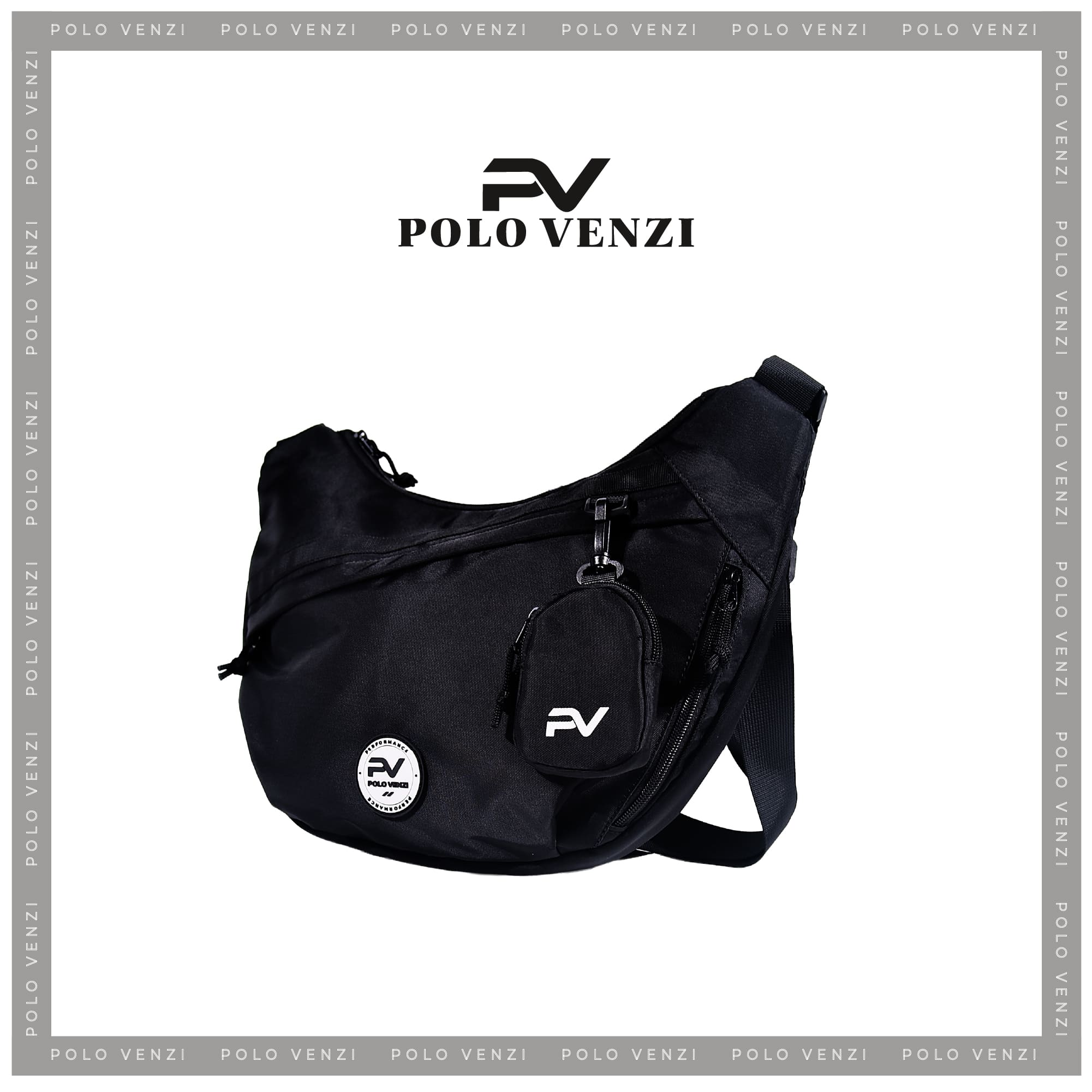 Polo Venzi Men's Stylish Sling Bag PSL490325