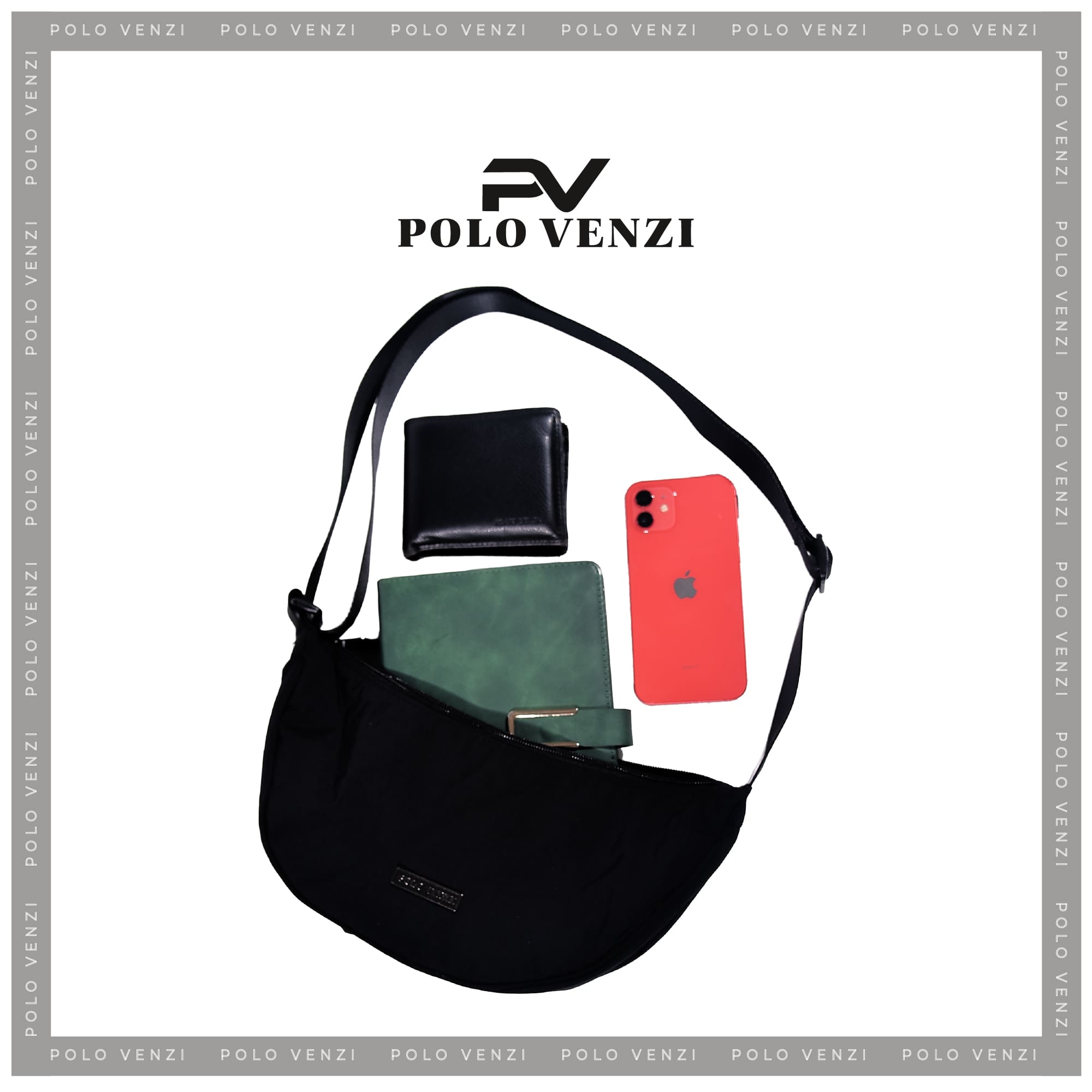 Polo Venzi Men's Stylish Sling Bag PSL490326